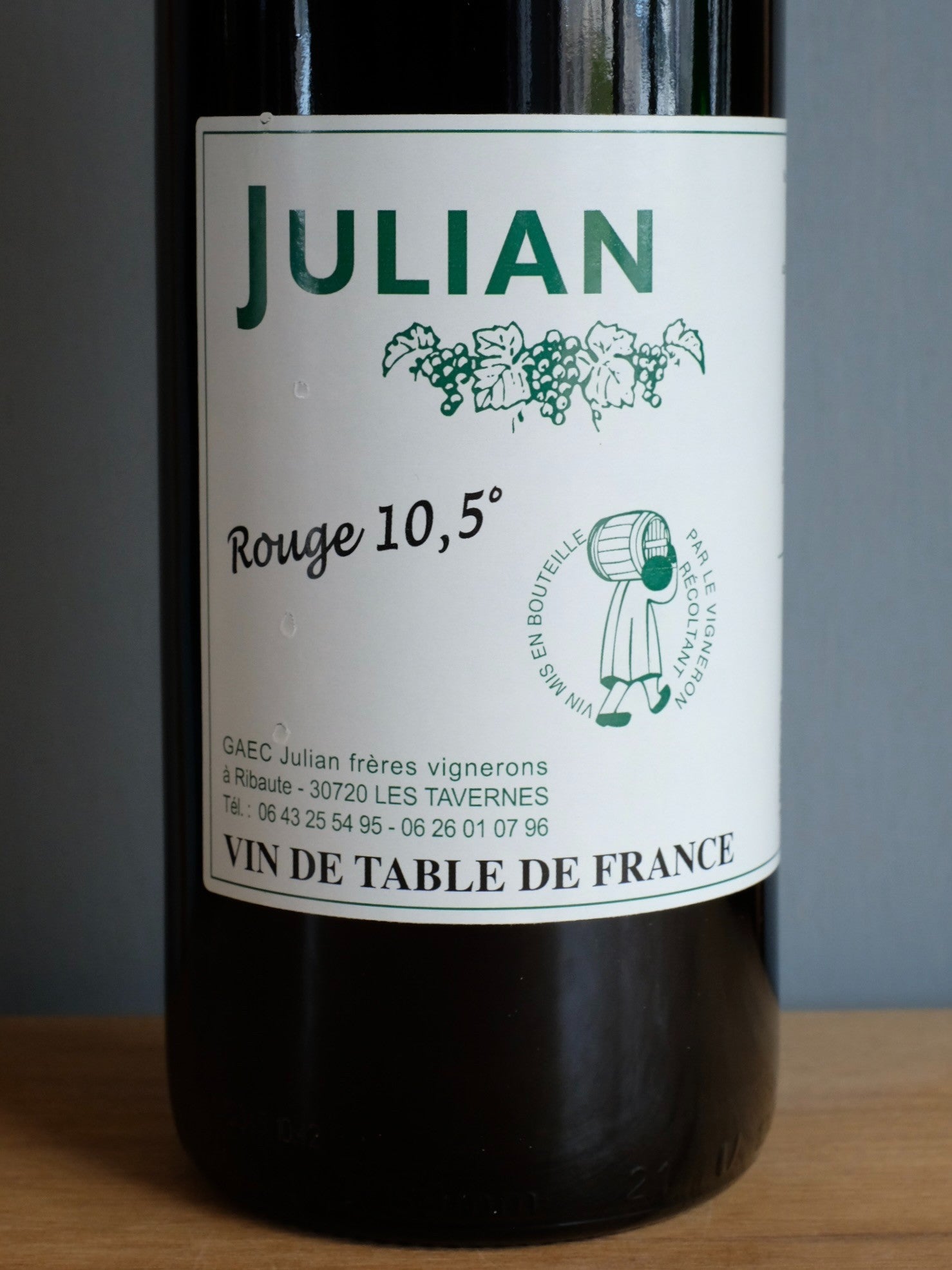 Louis Julian / VdT rouge 10.5% NV 2025 | Maenota